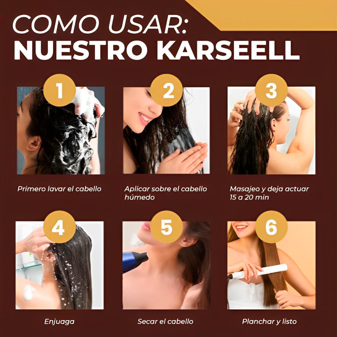 Mascara de cabello Karseell Con Colageno