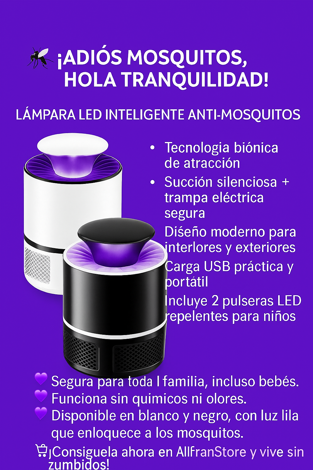 TRAMPA  RED. MATA MOSQUITOS +2 REPELENT