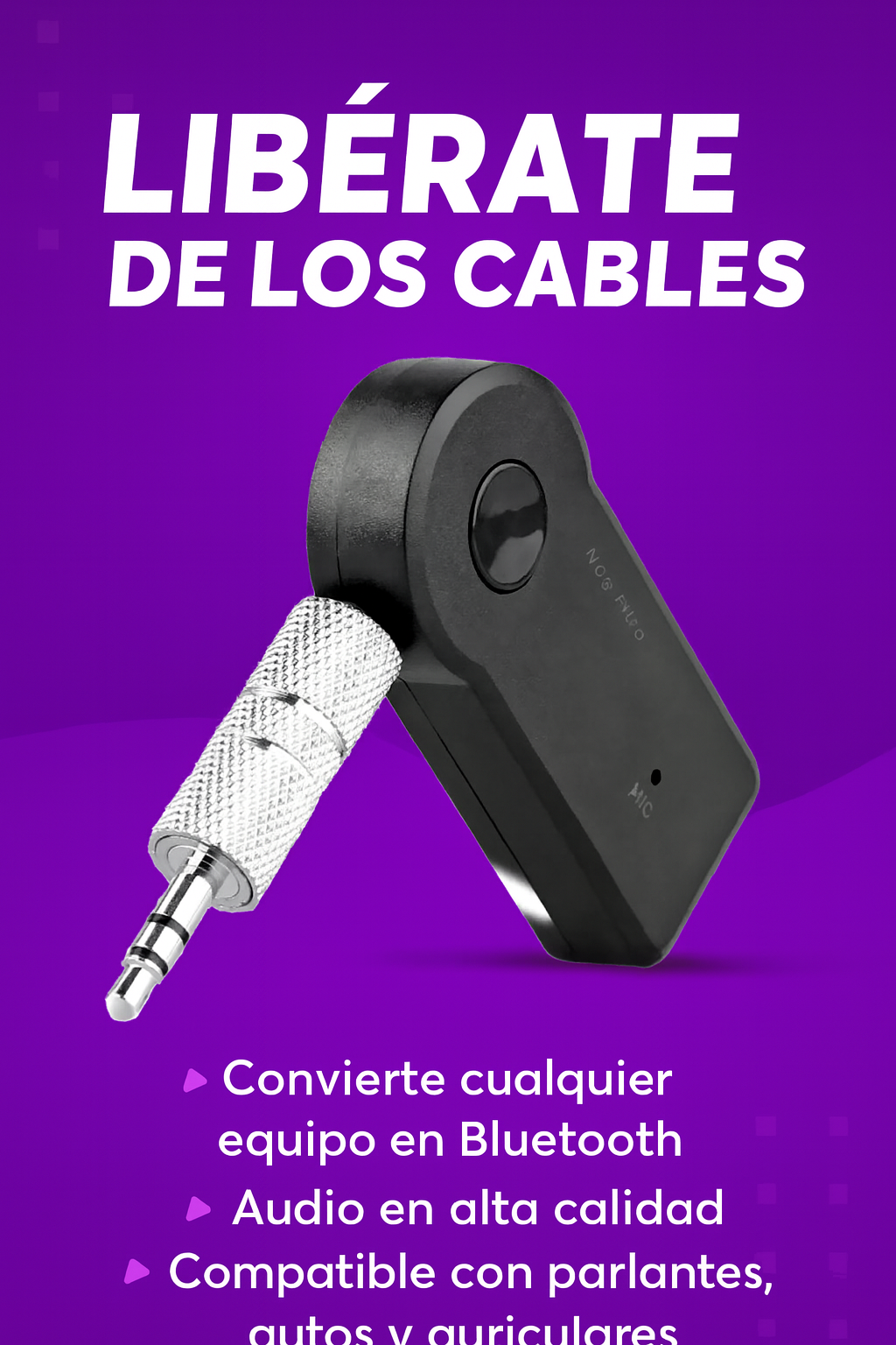 Adaptador Receiver de Audio Bluetooth KR